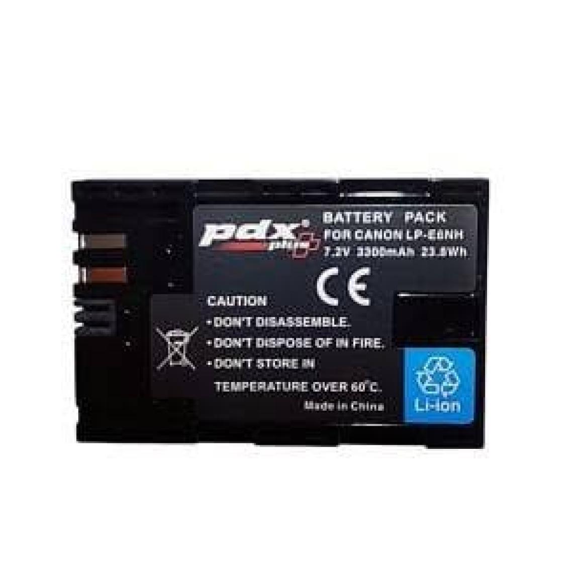 Pdx Canon LPE6 NH Batarya Pil 2300mAh 7D Mark II,7D,5DS,5DS R,5D Mark IV,III,II,60D,60Da,70D,80D,6D
