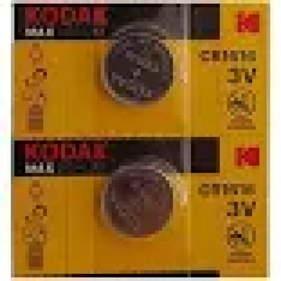 Kodak CR1616 Pil 3V Araba Kumanda Oyuncak Saat 2 Adet 1 Paket Para Pil Cr 1616 Dügme Pil Lityum Tıbbi Cihaz