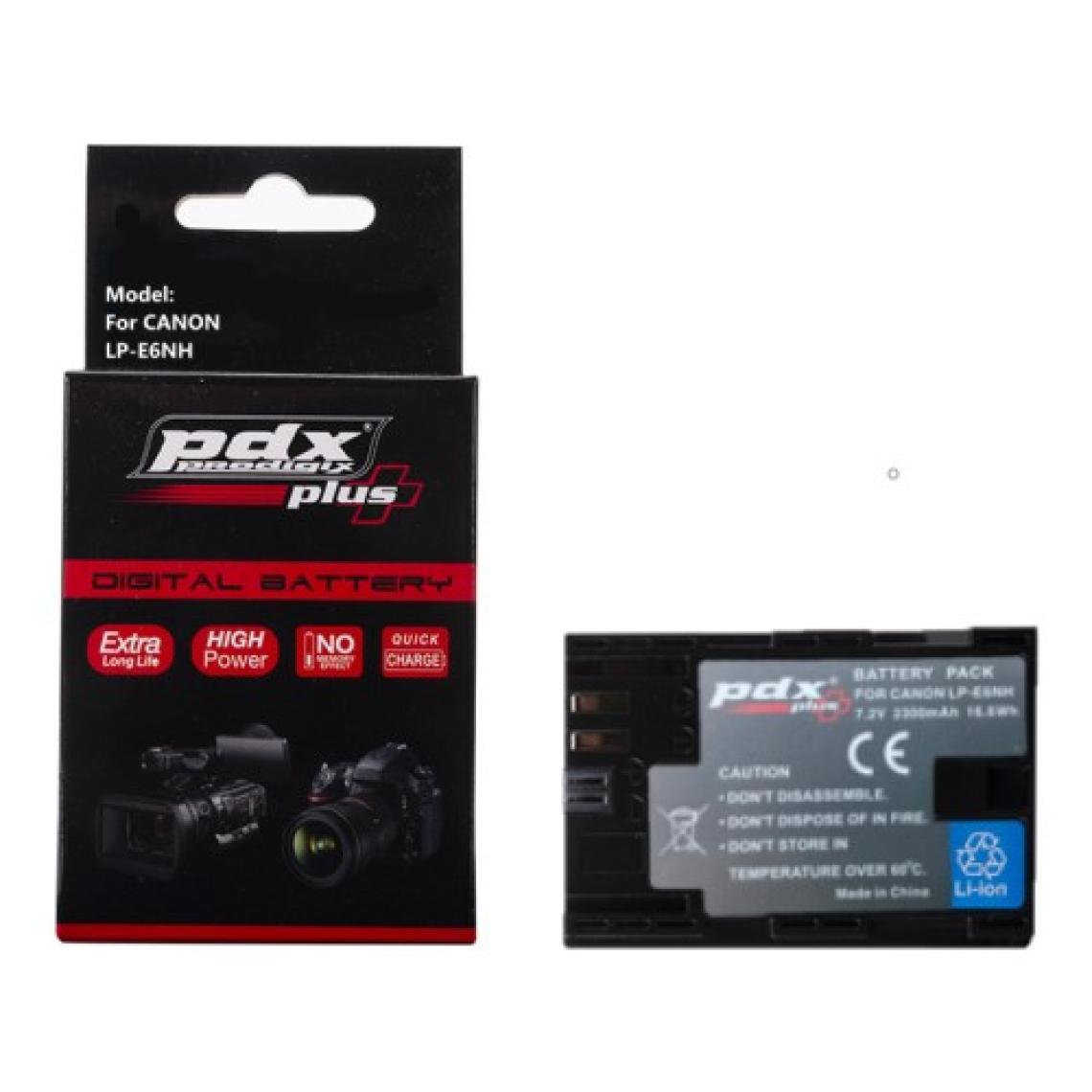 Pdx Canon LPE6 NH Batarya Pil 2300mAh 7D Mark II,7D,5DS,5DS R,5D Mark IV,III,II,60D,60Da,70D,80D,6D