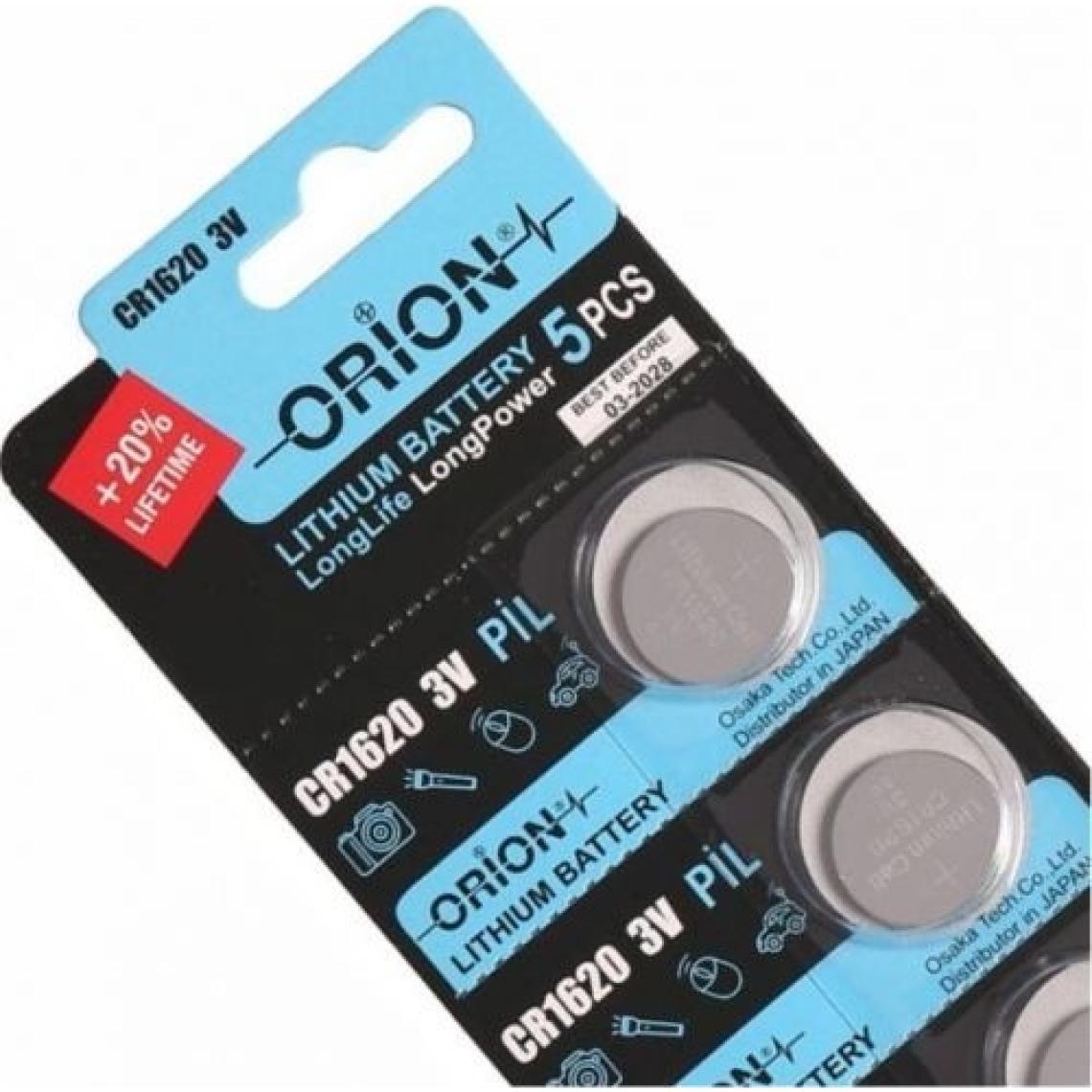 Orion CR1620 3V Lithium Pil 5'li Paket