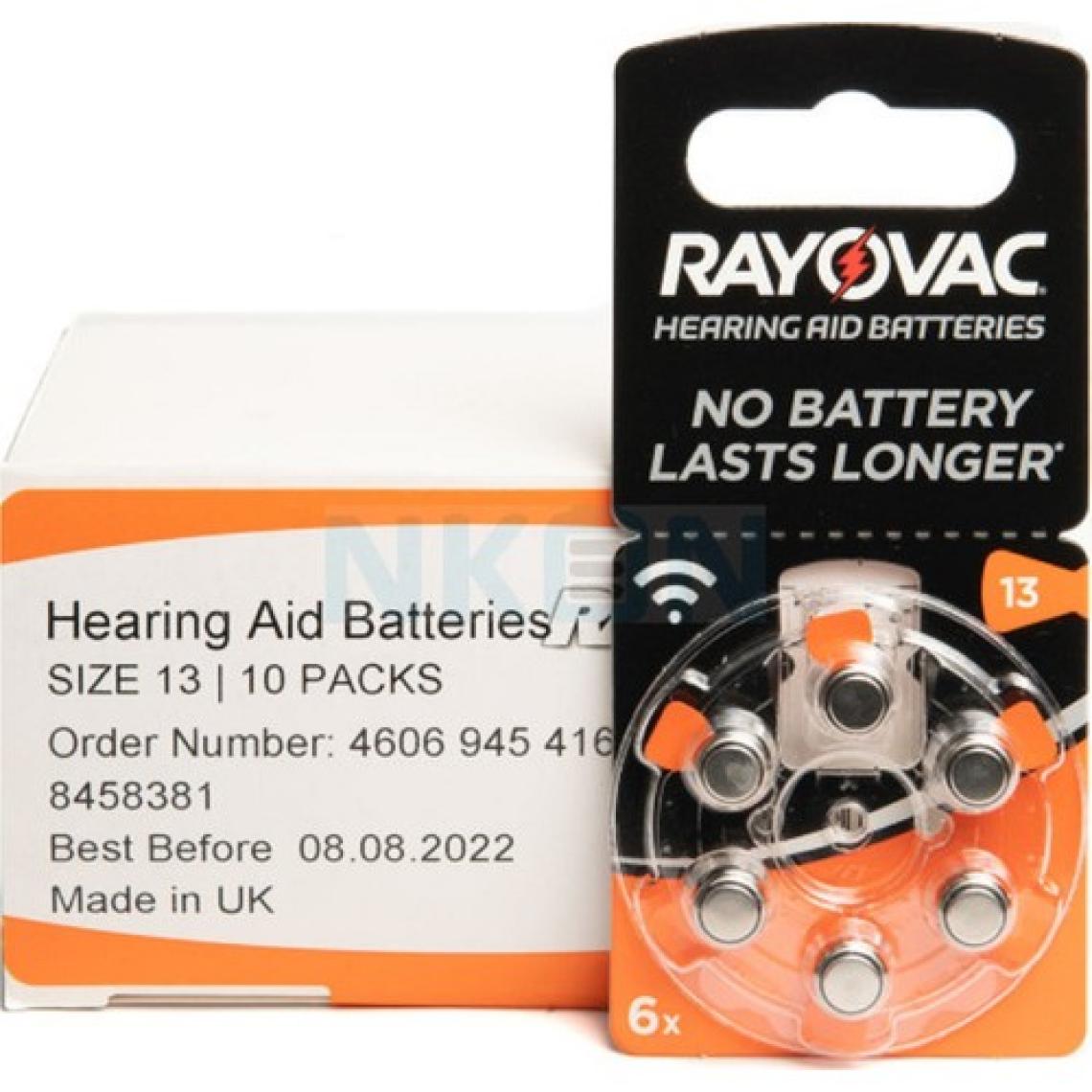 Rayovac Rayocav 13 Kulaklık Pili 10'lu
