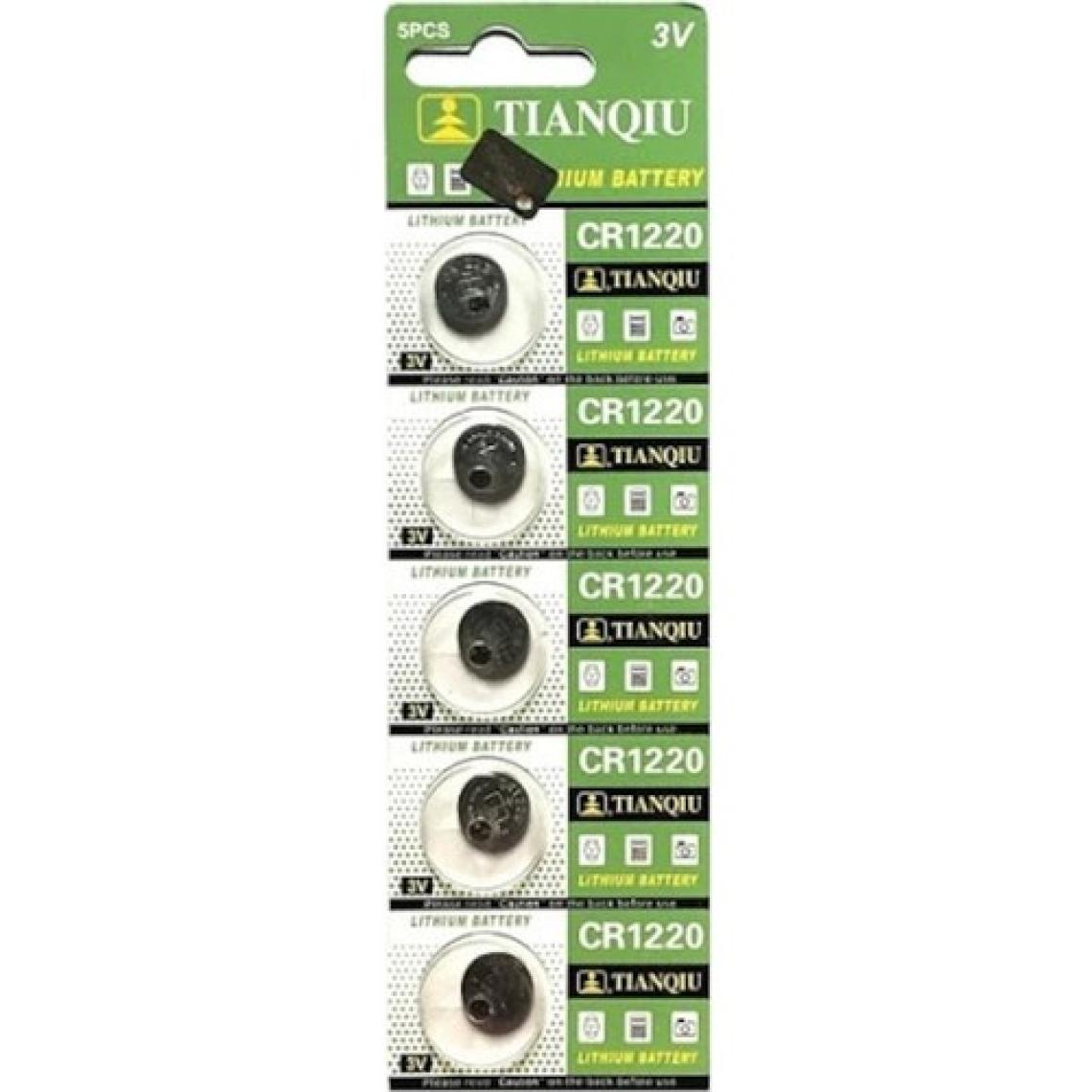 Tianqiu CR1220 3V Lityum Pil 5'li