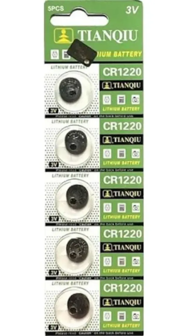 Tianqiu CR1220 3V Lityum Pil 5'li