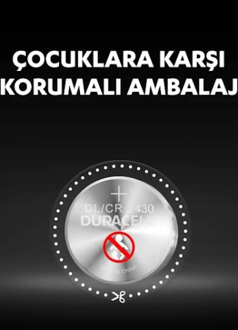 Duracell 2430 Pil Tekli Kart