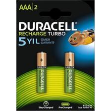 Duracell Şarjlı Ince Kalem Pil Aaa 900 Mah 2'li