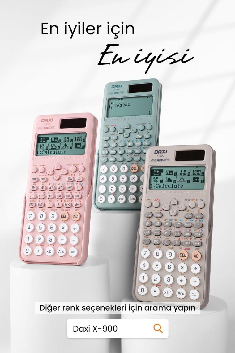 Daxı X-900 552 Fonksiyonlu Bilimsel Hesap Makinesi