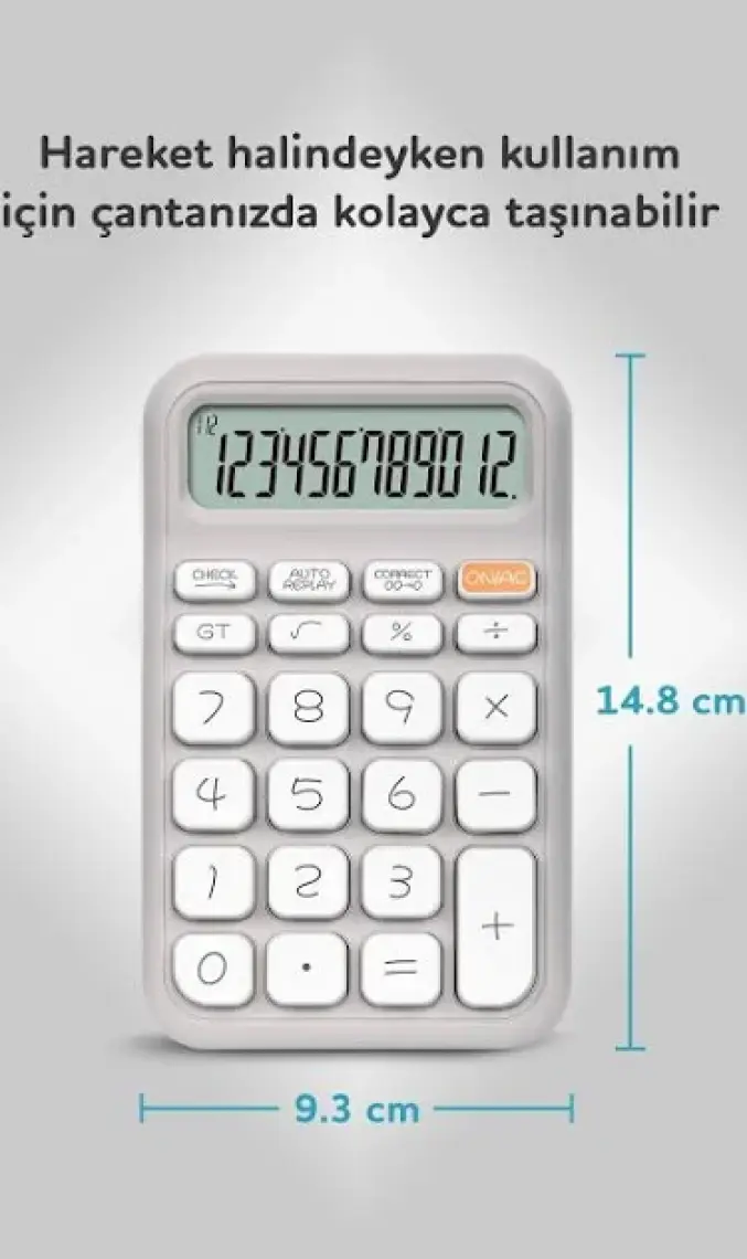 Daxı X-150 12 Haneli Küçük Boy Hesap Makinesi