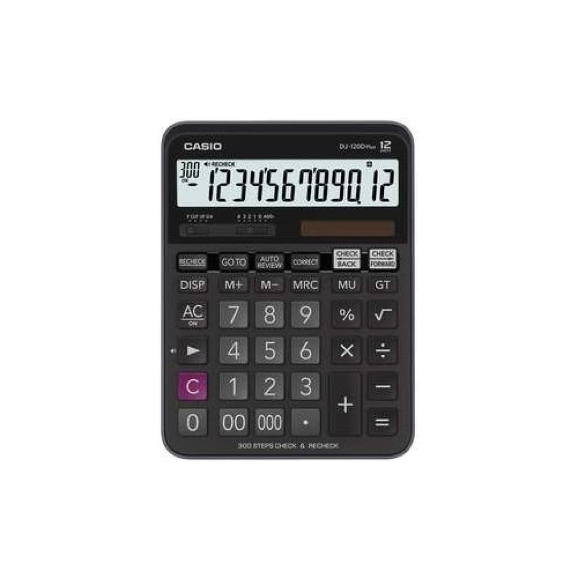Casio DJ-120D Plus İşlem Kontrollü 12 Hane Masa Üstü Hesap Makinesi
