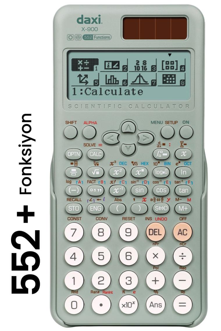 Daxı X-900 552 Fonksiyonlu Bilimsel Hesap Makinesi