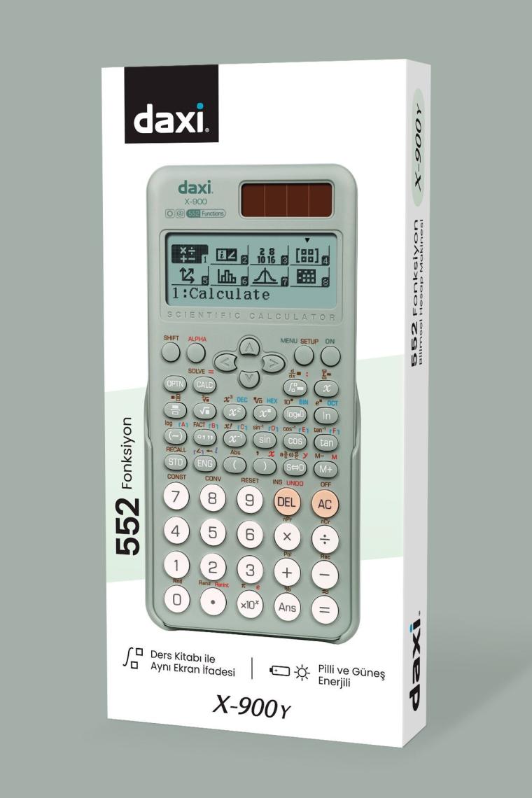 Daxı X-900 552 Fonksiyonlu Bilimsel Hesap Makinesi