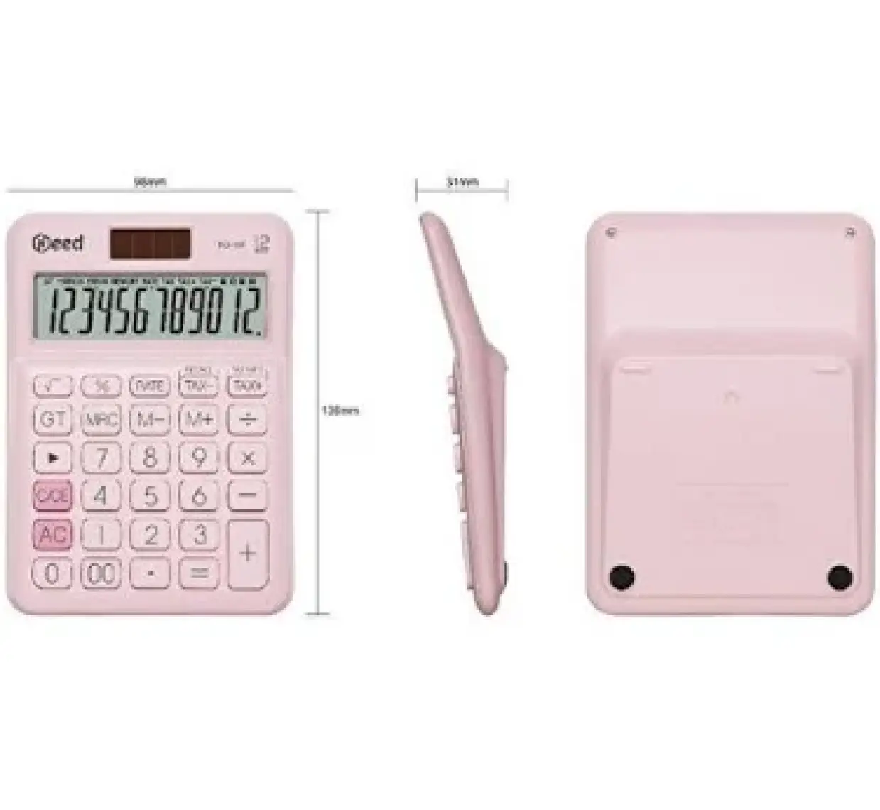 Need ND-10P Pastel Pembe Hesap Makinesi
