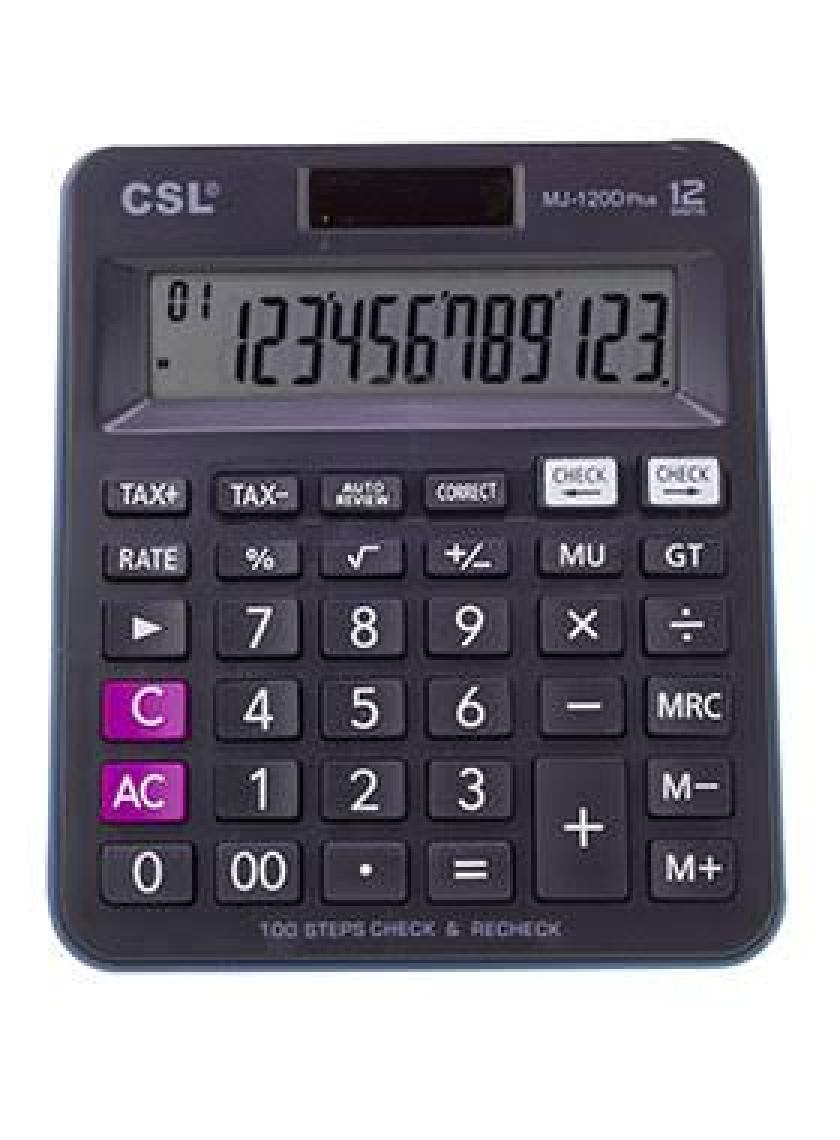 Caslo Lüks Serisi Ofis Hesap Makinası DJ-120D Plus