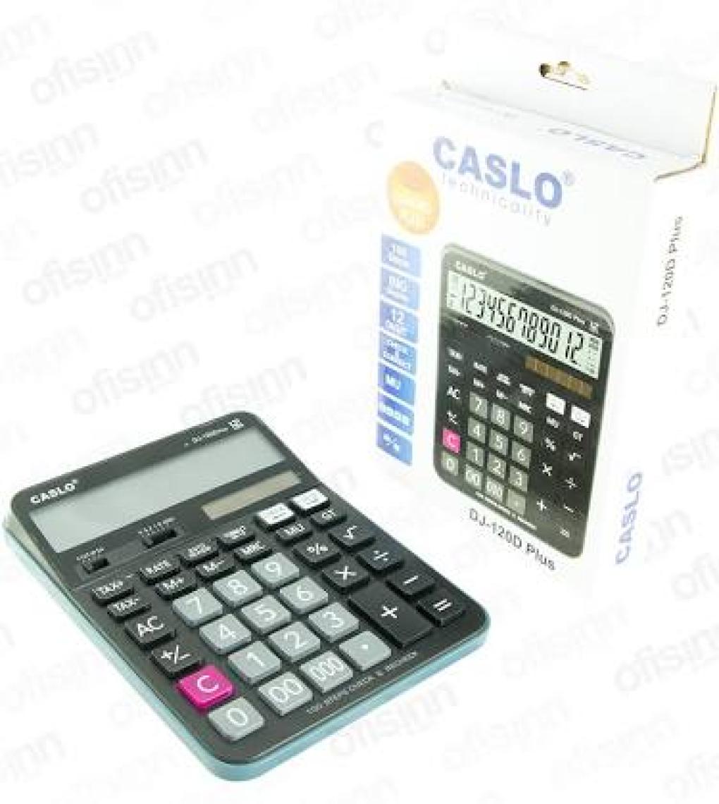 Caslo Lüks Serisi Ofis Hesap Makinası DJ-120D Plus