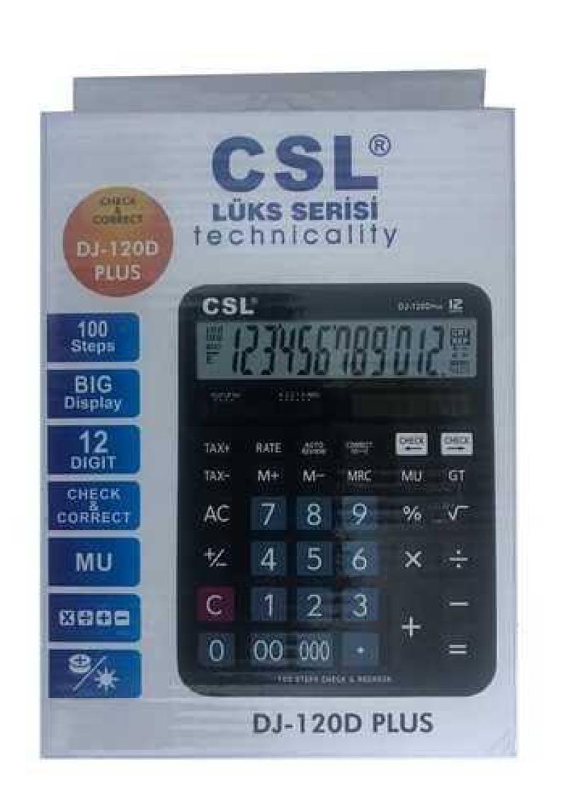 Caslo Lüks Serisi Ofis Hesap Makinası DJ-120D Plus