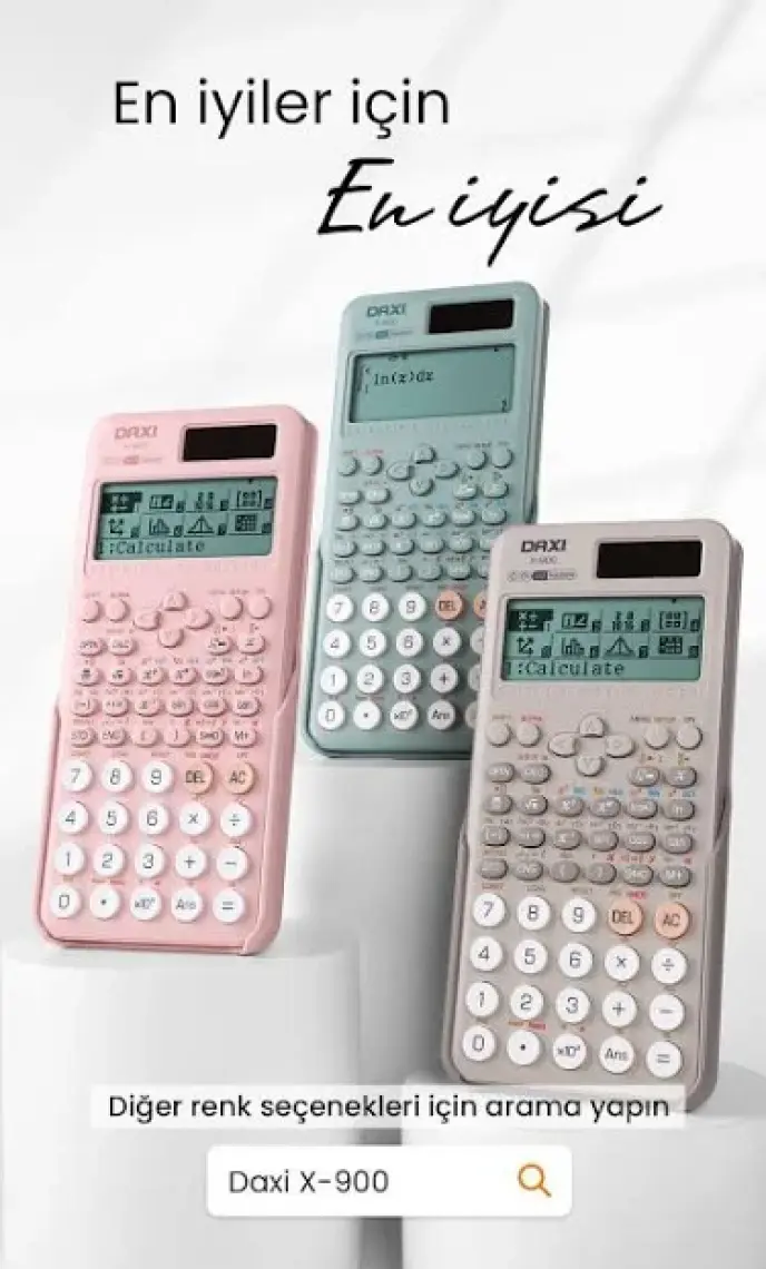 Daxi X-900 552 Fonksiyonlu Bilimsel Hesap Makinesi