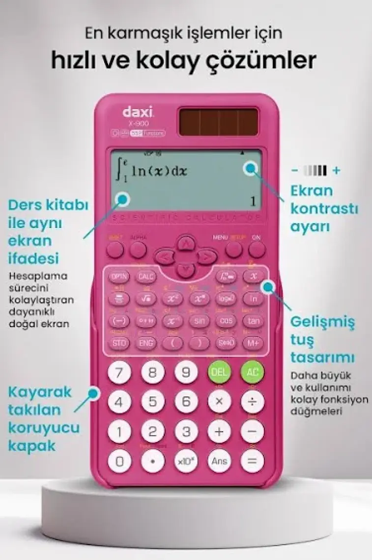 Daxi X-900 552 Fonksiyonlu Bilimsel Hesap Makinesi