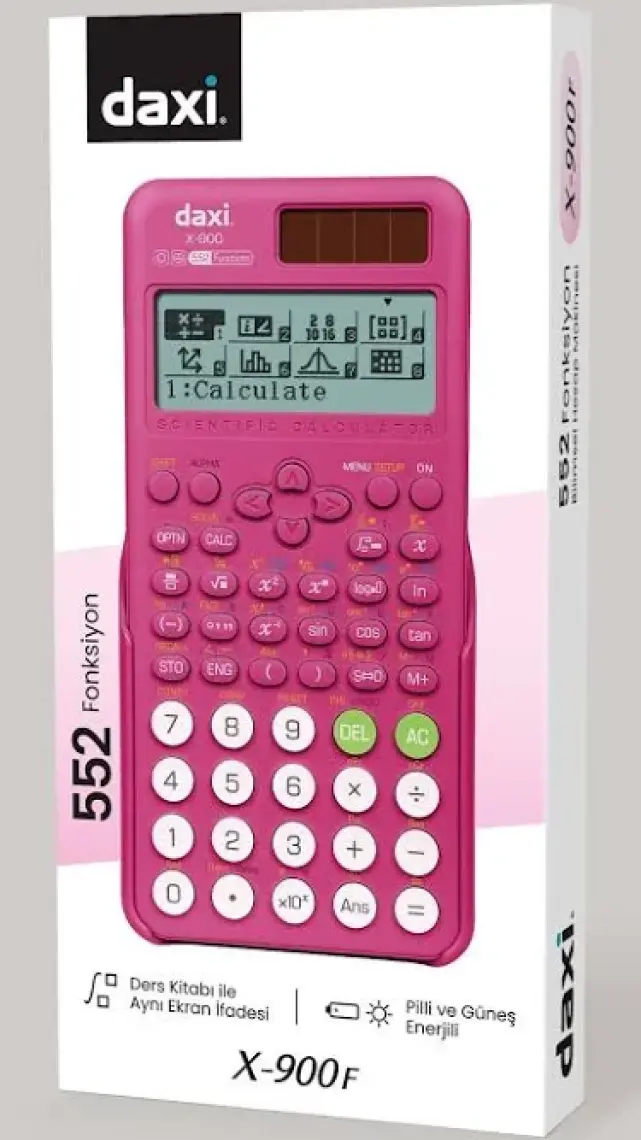 Daxi X-900 552 Fonksiyonlu Bilimsel Hesap Makinesi