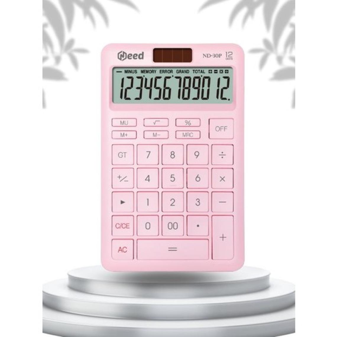 Need ND-30P Pastel Pembe Hesap Makinesi