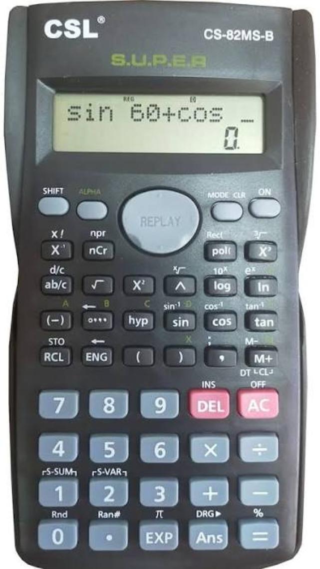 Caslo CS-82MS-B Hesap Makinası Fonksiyonlu
