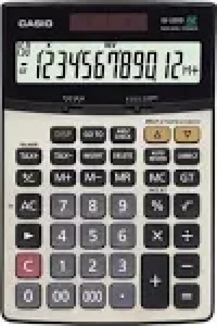 Casio DJ-220D Plus İşlem Kontrollü 12 Hane Masa Üstü Hesap Makinesi