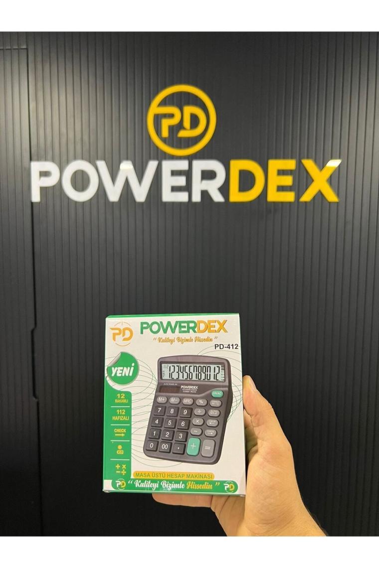Powerdex Pd-412 Aral Masaüstü Hesap Makinası