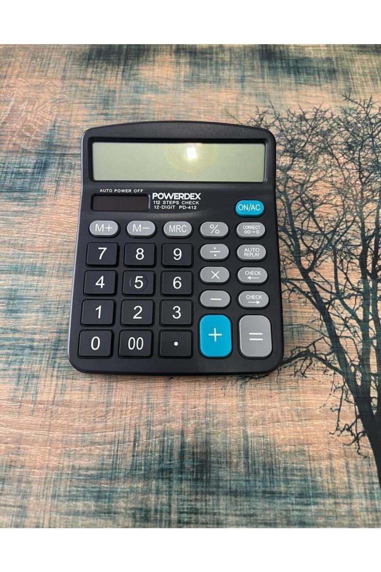 Powerdex Pd-412 Aral Masaüstü Hesap Makinası