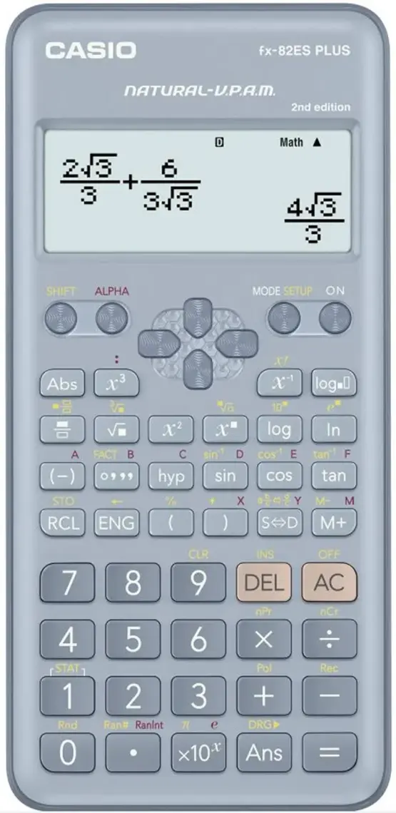 Casio FX-82ES Plus Bilimsel Fonksiyonlu Hesap Makinesi