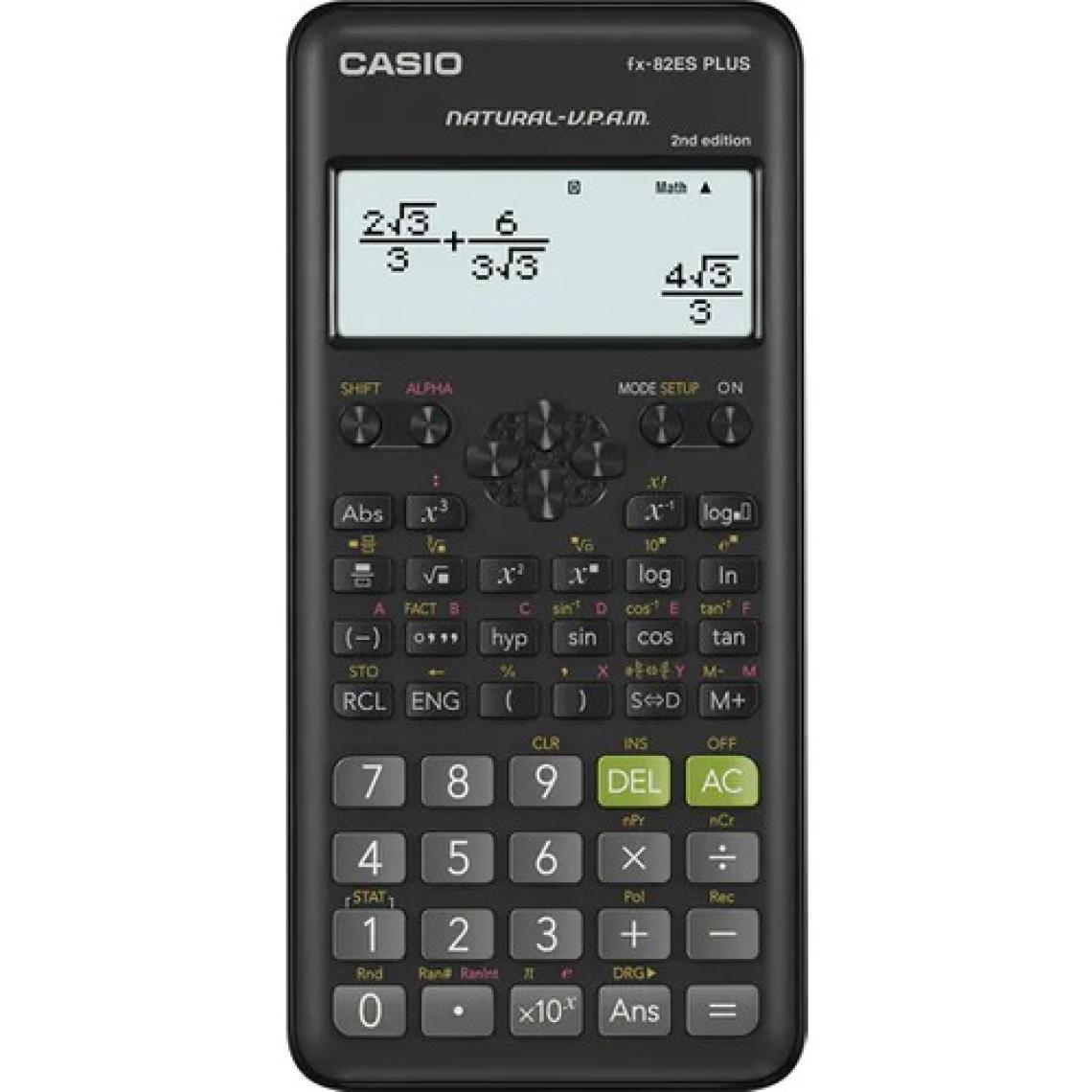 Casio FX-82ES Plus 2. Versiyon 252 Fonksiyonlu Bilimsel Hesap Makinesi