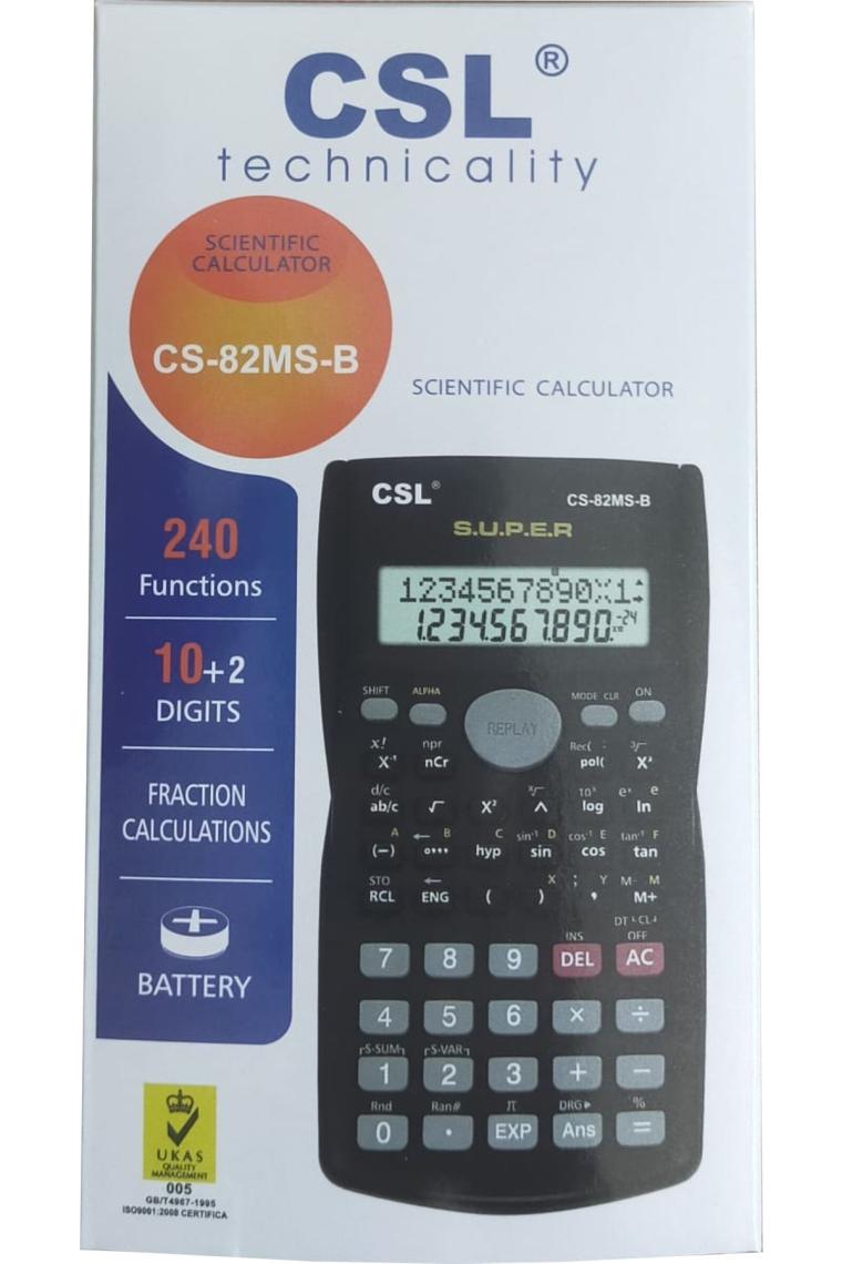 Caslo CS-82MS-B Hesap Makinası Fonksiyonlu