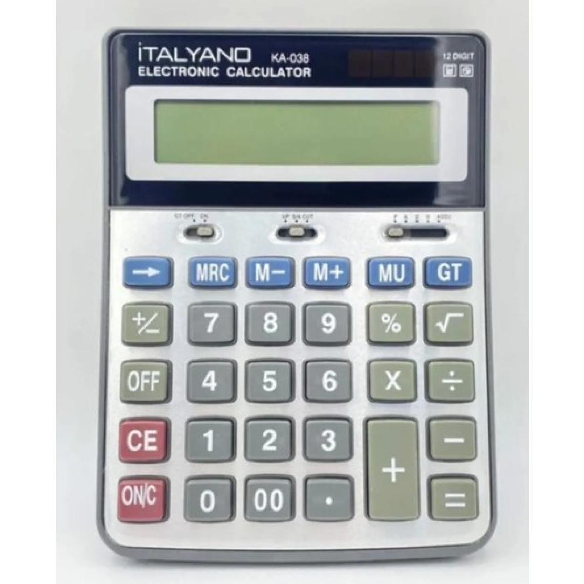 Italyano Hesap Makinası Büyük Boy 12 Digit