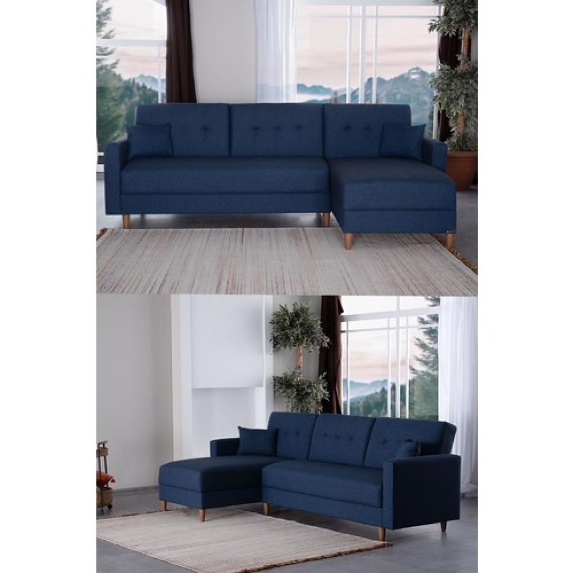 Kilim Mobilya Scandi Köşe Takımı   Uzanmalı Yataklı Köşe Takımı (Hem Sağ Hem Sol Köşe Olarak Kullanılabilir)