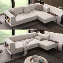 Edsy Home Drog Köşe Koltuk Takımı Krem