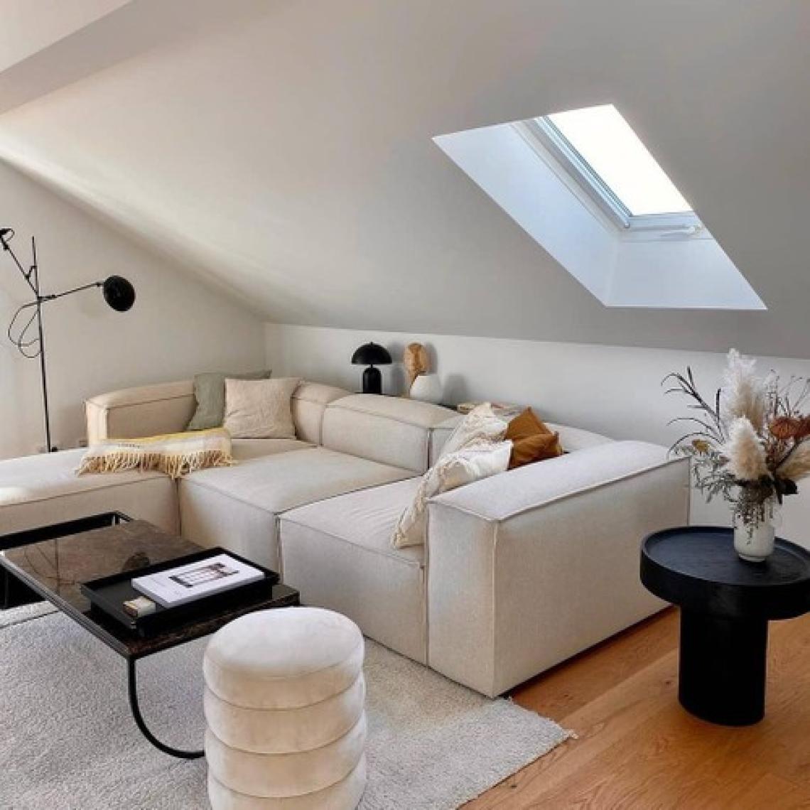 Edsy Home Mira Relax Krem Renk Köşe Koltuk