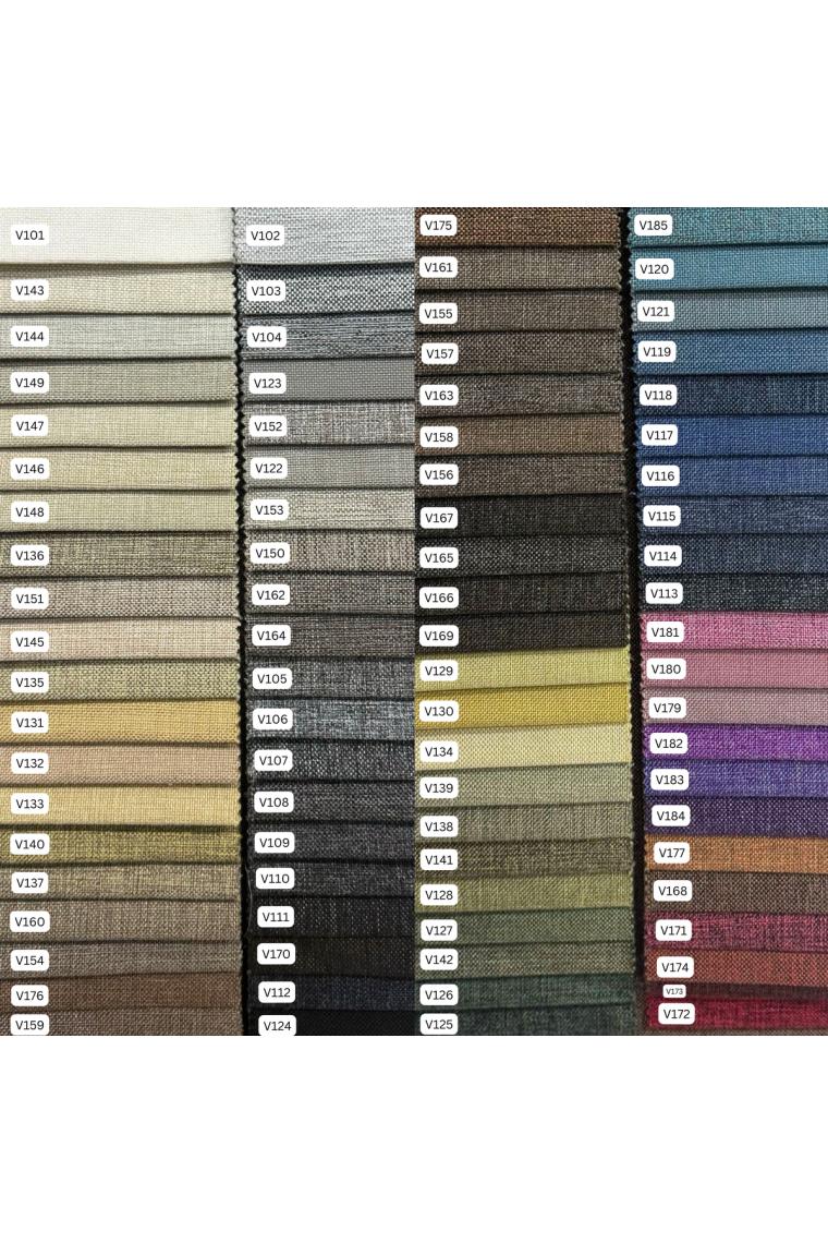 Velura Home & Living Rengar Köşe Takımı & Yataklı Bazalı Keten Kumaş Köşe Koltuk Takımı - Gri