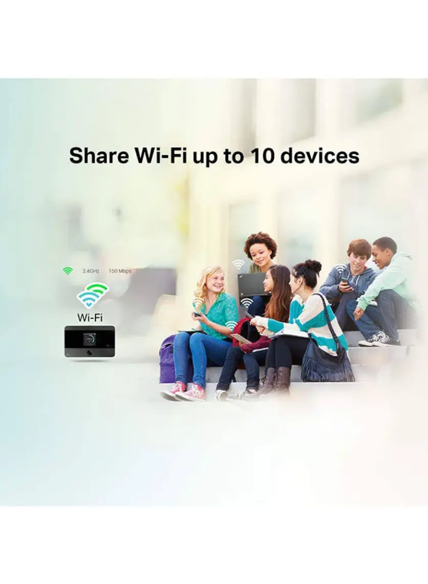 TP-Link M7350 | 4G Taşınabilir Mobil LTE Modem | 150 Mbps Hız | 10 Cihaza Kadar Bağlantı | 2000 mAh Batarya | Kolay Kurulum | Mobil Uygulama Desteği | Tüm Servis Sağlayıcılar ile Uyumludur