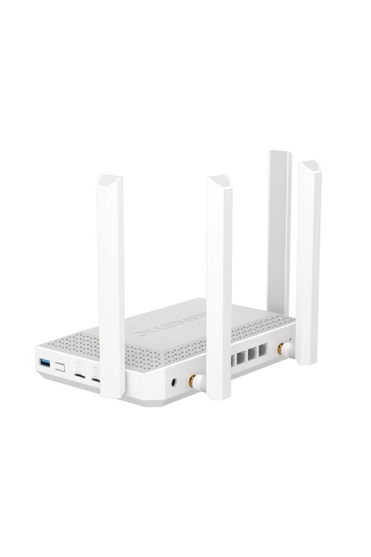 Keenetic Hopper 4g+ AX3000 Wi-Fi Mesh Fiber Router, Sim Kart Destekli 3g/4g/lte Modem, Cat.6, 5X1GBIT/S, 2xsım Slot, USB 3.0 KN-2312