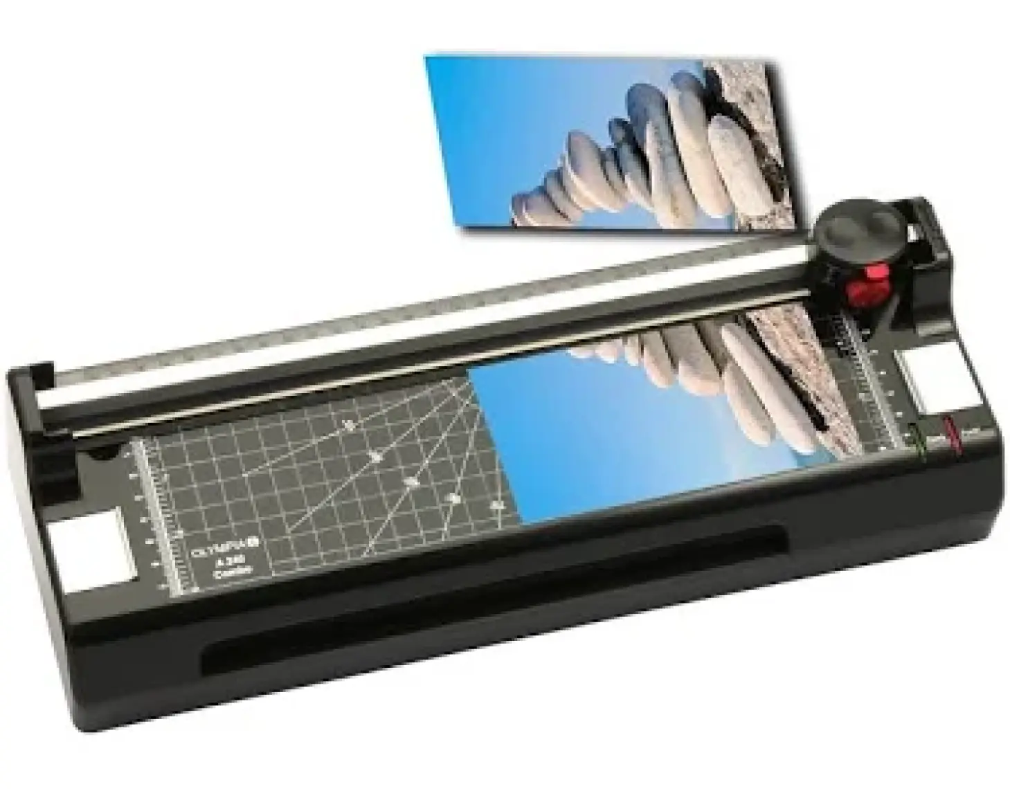 Olympia A240 A4 Kağıt Kesme Makinesi Ve Laminasyon Makinesi + 15 PVC FİLMİ