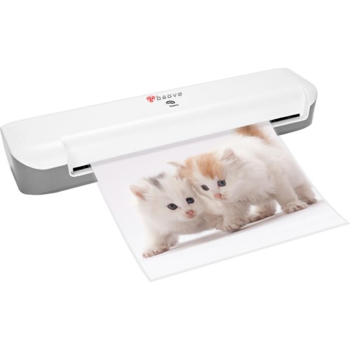 Baove OCW140 A4 Laminasyon Makinesi, Laminasyon Pvc Filmi Kaplama Makinesi + 10 Pvc Filmi