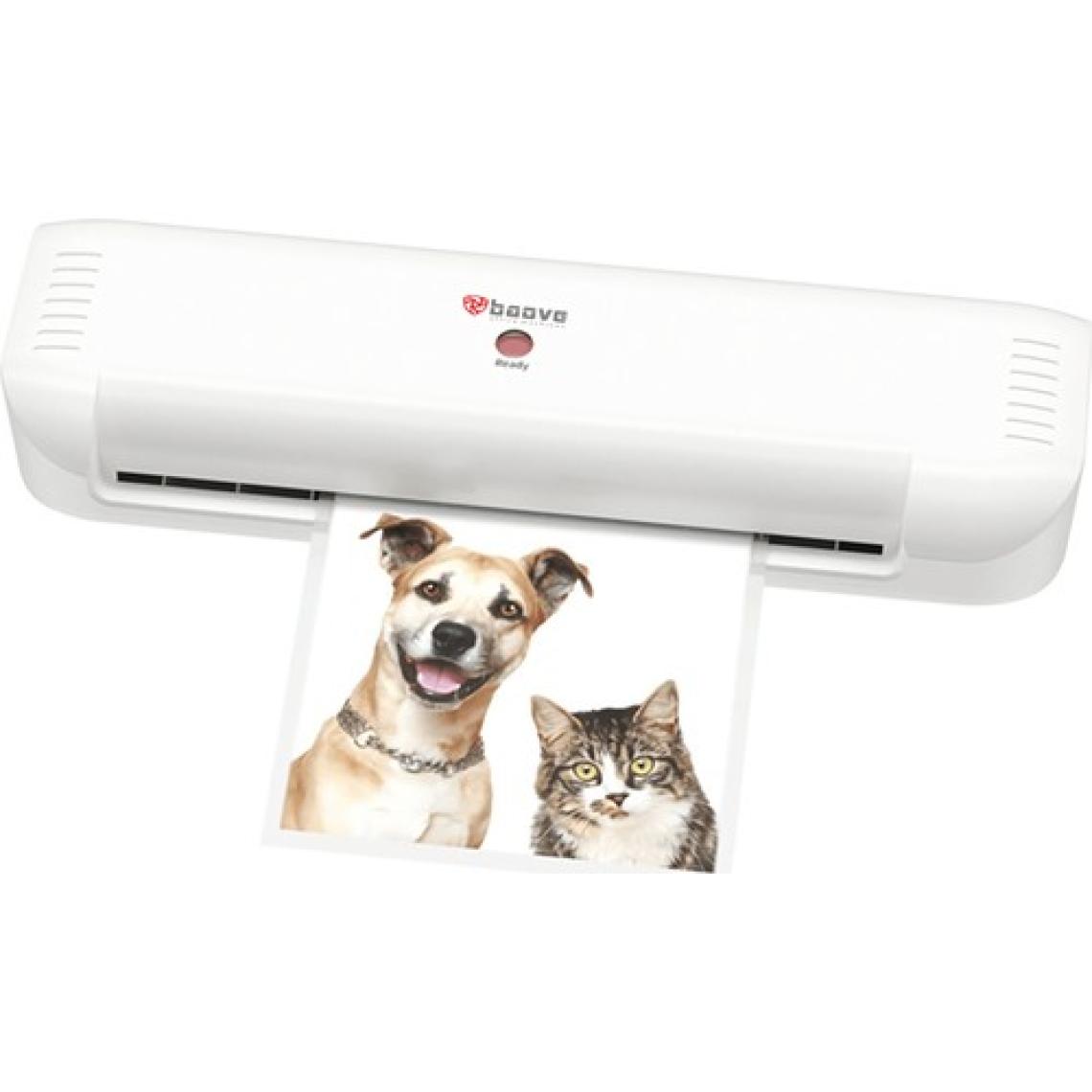 Baove OCW140 A4 Laminasyon Makinesi, Laminasyon Pvc Filmi Kaplama Makinesi + 15 Pvc Filmi Hediye