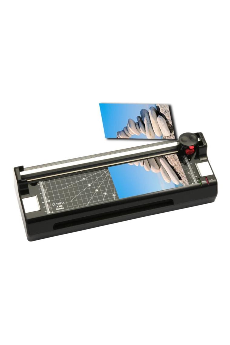 Olympia A240 A4 Kağıt Kesme Makinesi Ve Laminasyon Makinesi + 15 PVC FİLMİ