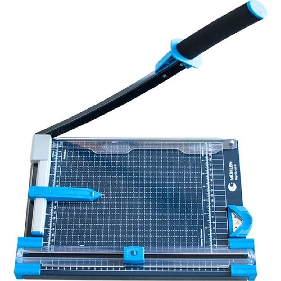 Mühlen Säge GL-410-M Beş'i Bir Arada Profesyonel Kağıt Kesme & Giyotin Makinesi (Kollu, Sürgülü ve Oval Bıçaklı)