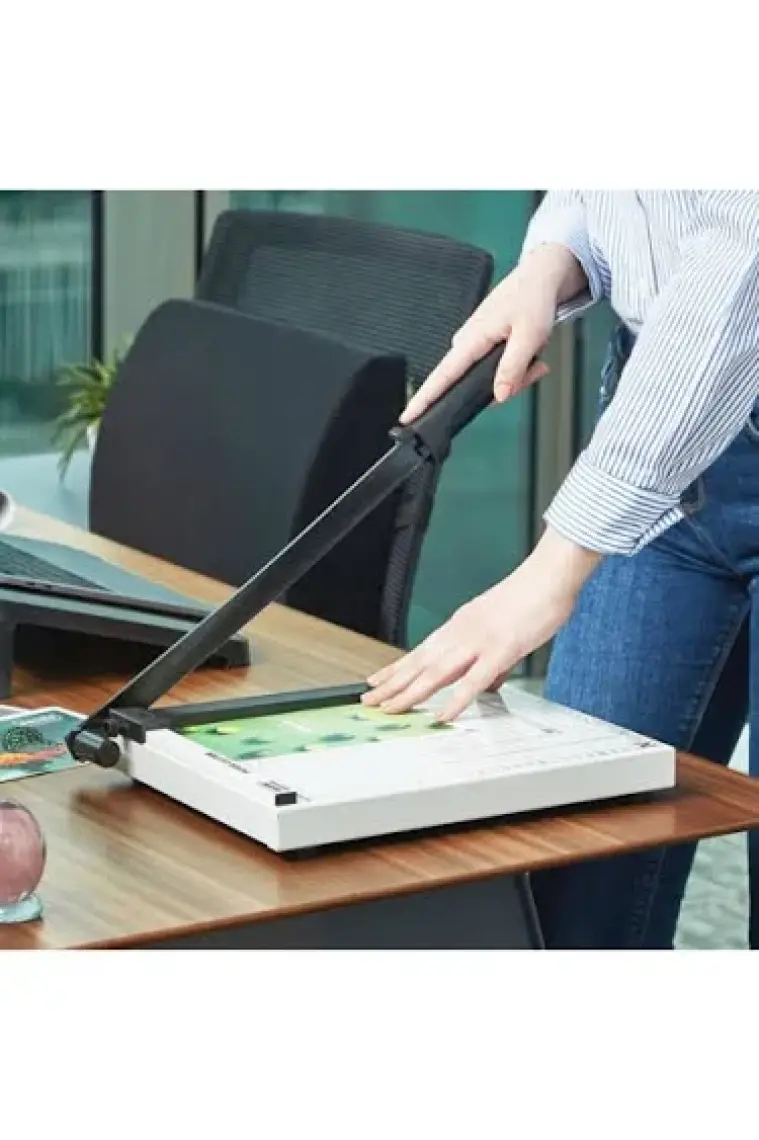 Escrito ESG144 Moroni A4 Kağıt Kesme Makinesi Kollu Giyotin
