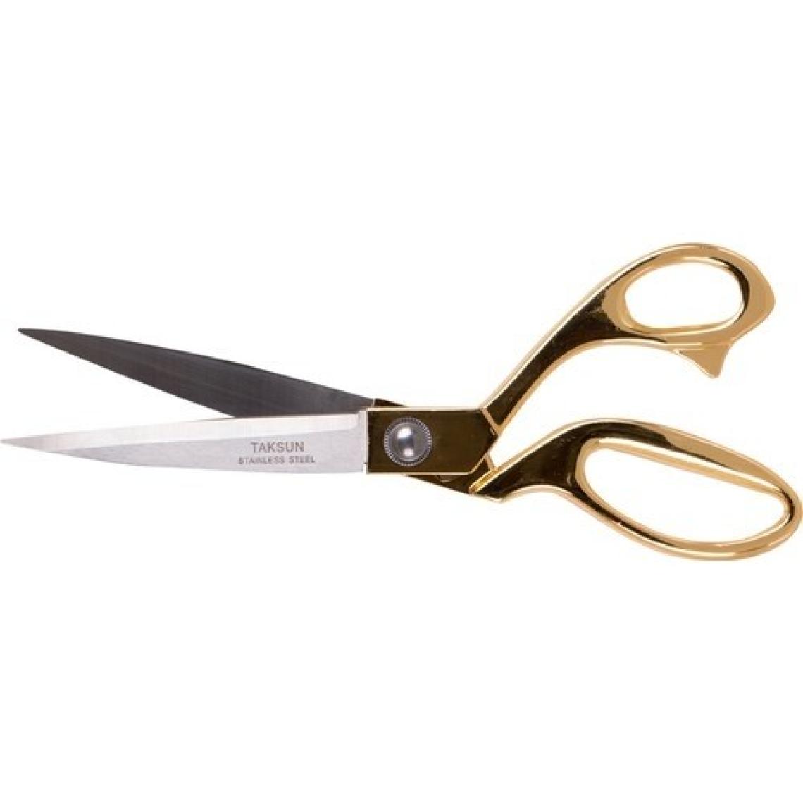 Taksun Profesyonel Terzi Makası 25 cm Gold Paslanmaz Çelik Av, Kamp,ev,araba, Otel, Restorant, Günlük Outdoor Faaliyetler