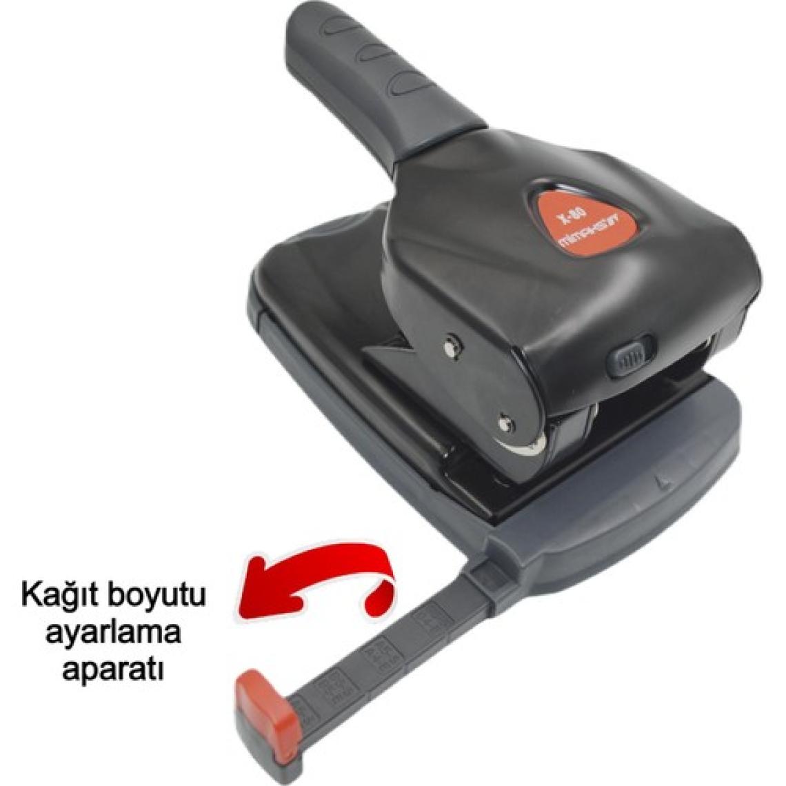 Mimaks X-80 Arşiv Tipi Metal Delgeç 65 Sayfa Kapasiteli