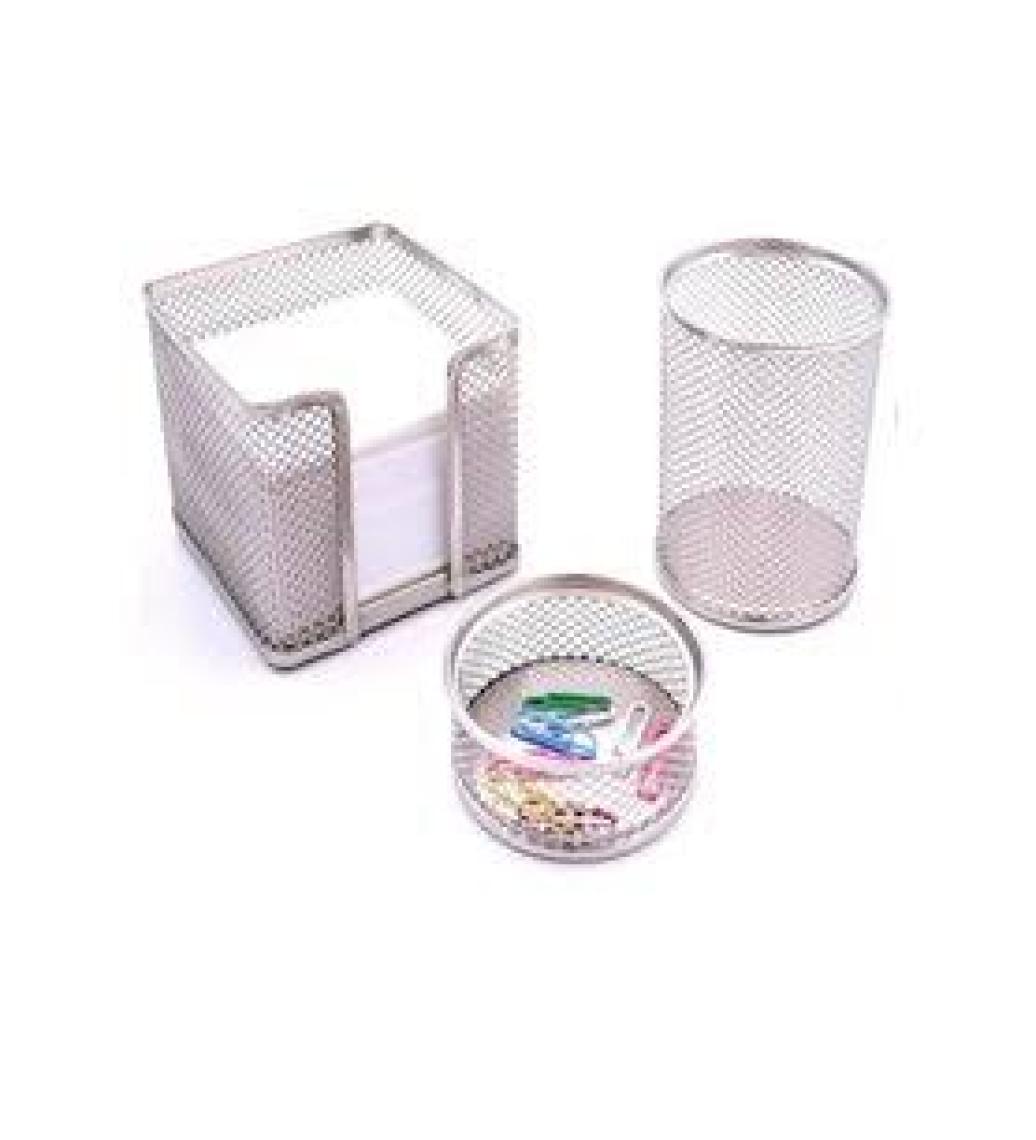 Südor Metal Masa Üstü Tel Set 3 Lü - Siyah - Tk01