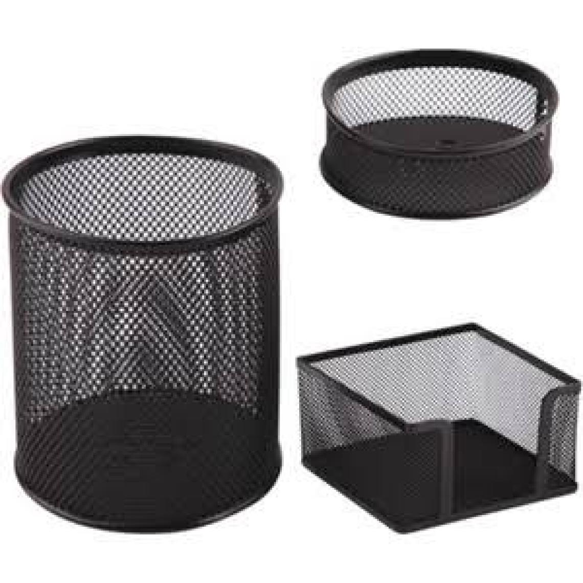 Südor Metal Masa Üstü Tel Set 3 Lü - Siyah - Tk01