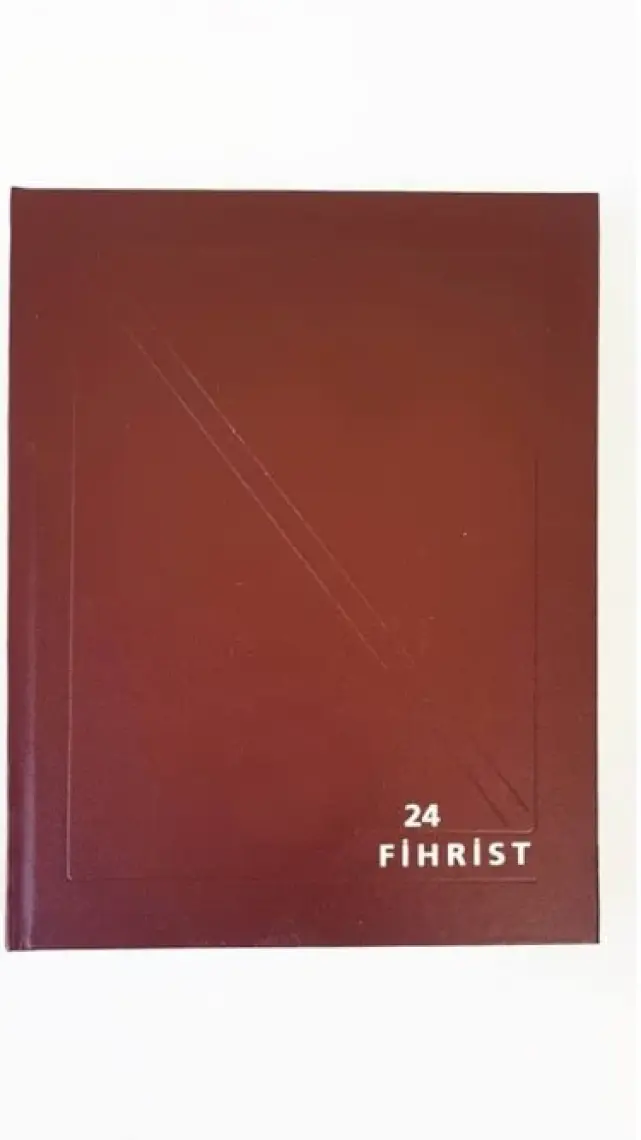 Gürpaş Ticari Fihrist 24'lü 20X28 Cilt Bezli Siyah