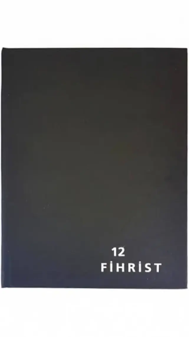 Gürpaş Ticari Fihrist 12'li 20X28 Cilt Bezli Siyah