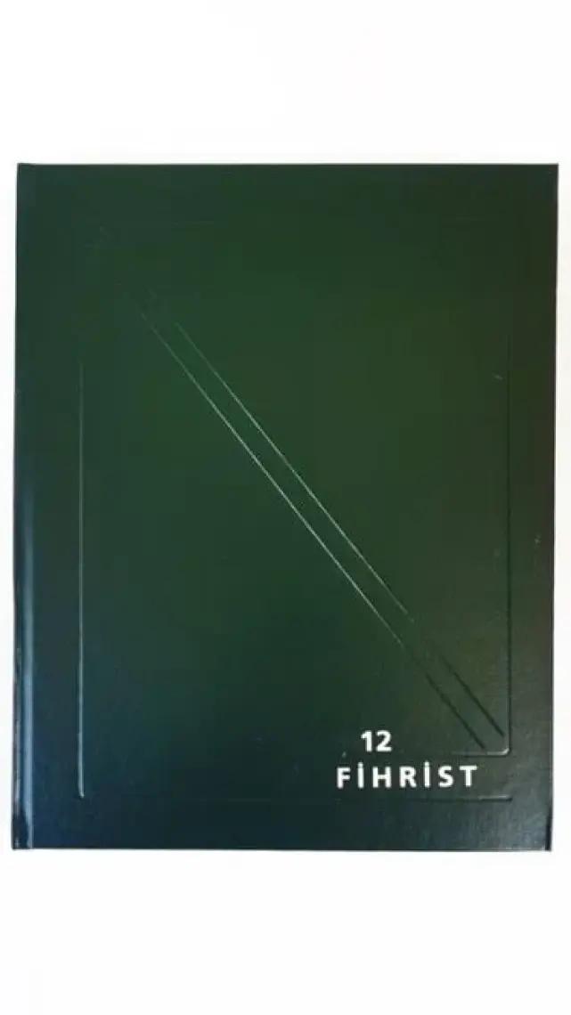Gürpaş Ticari Fihrist 12'li 20X28 Cilt Bezli Siyah