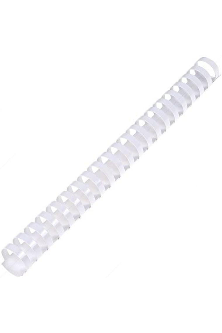 Sarff Bind Plastik Spiral 20mm  Beyaz